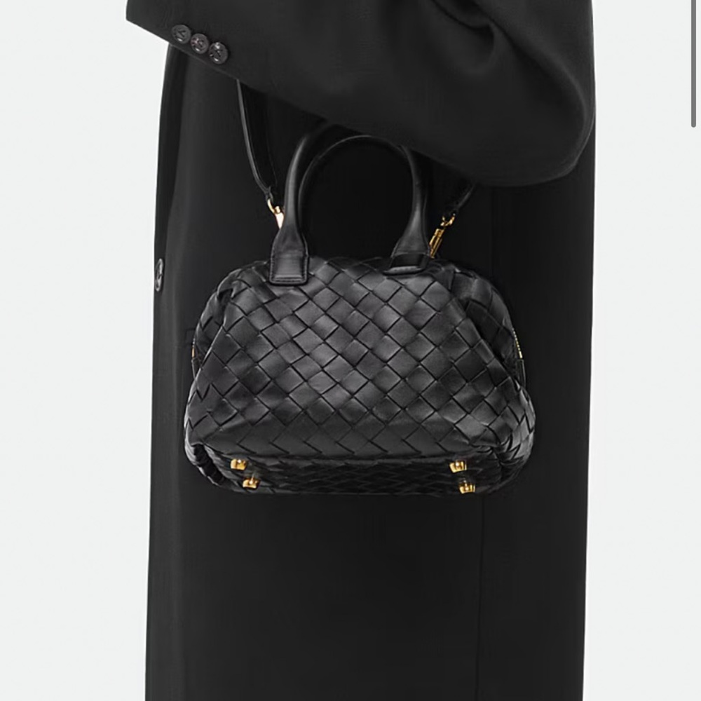 BOTTEGA VENETA Mini Bauletto intrecciato leather tote - Picture 5 of 7